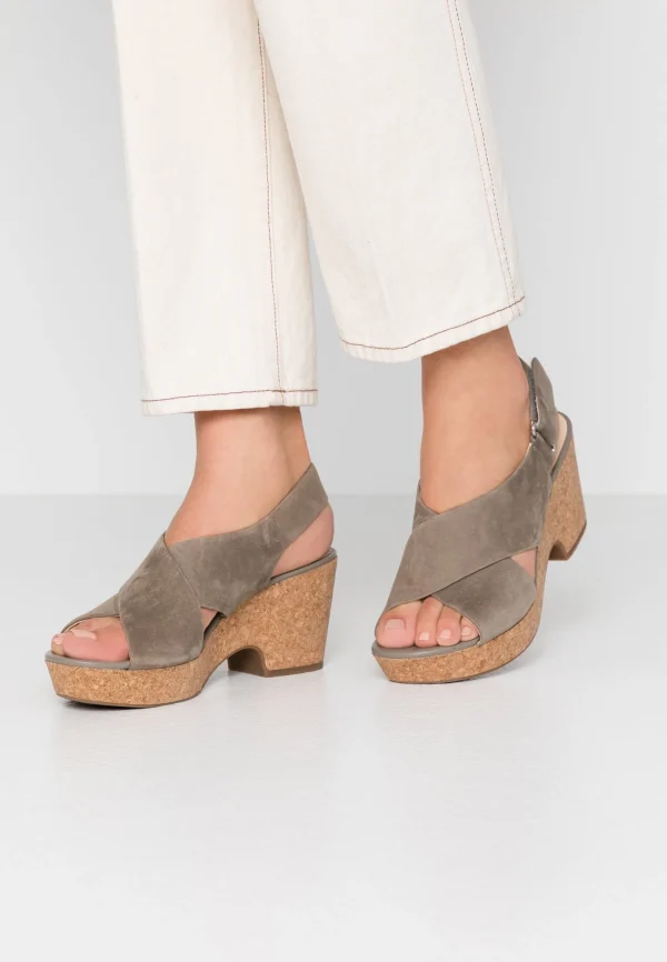 Clarks Maritsa Lara – Sandales À Plateforme – Sage achetez 1