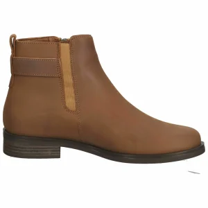 Clarks Boots À Talons – Dark Tan Lea boutique en ligne 19