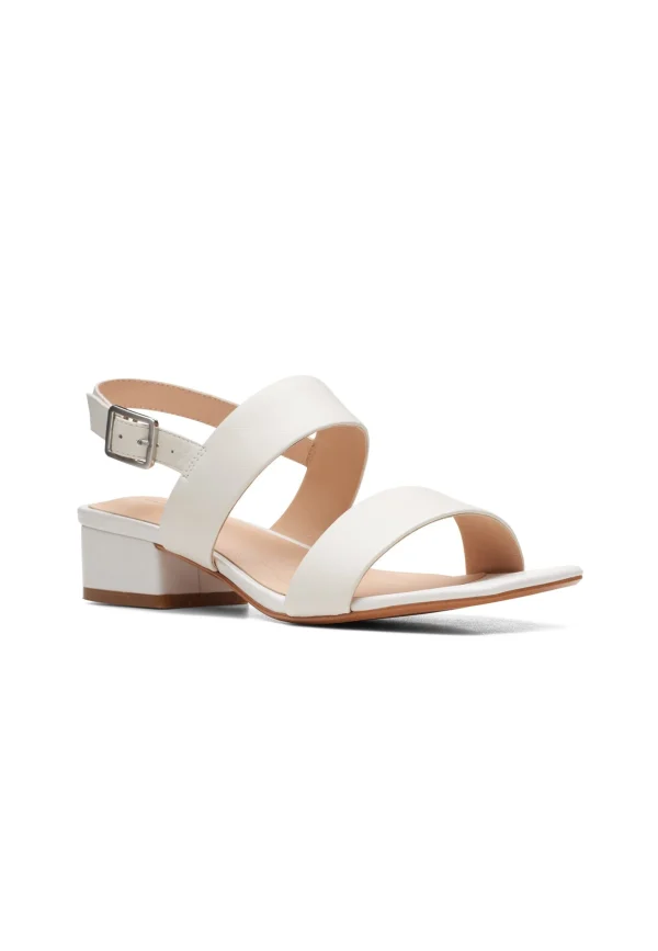 soldes ligne Clarks Seren25 – Sandales – White 8