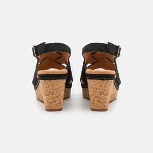 soldes en ligne Clarks Elleri Rae – Sandales À Plateforme – Black 14