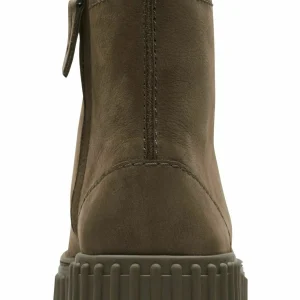 Clarks Bottines À Plateau – Dark Olive Nub boutique en ligne france 15