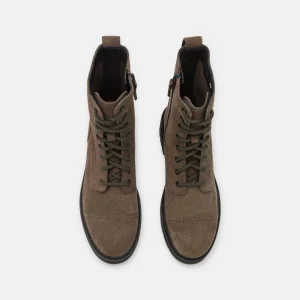 design à la mode Clarks Orianna Cap – Bottines À Lacets – Dark Olive 18