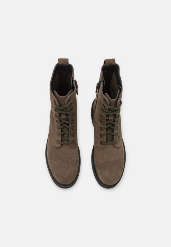 design à la mode Clarks Orianna Cap – Bottines À Lacets – Dark Olive 7