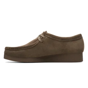 Clarks Wallabeeevosh – D – Chaussures À Lacets – Olive Suede de garantie authentique 18