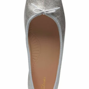 Clarks Ballerines – Silver Metallic Achat 13