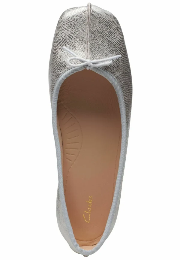 Clarks Ballerines – Silver Metallic Achat 4