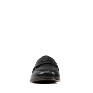 Clarks Mocassins – Black Leather marque pas cher 17