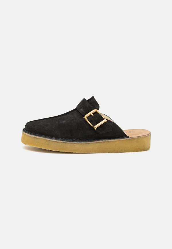 site soldes Clarks Originals Trek Mule – Mules – Black 3