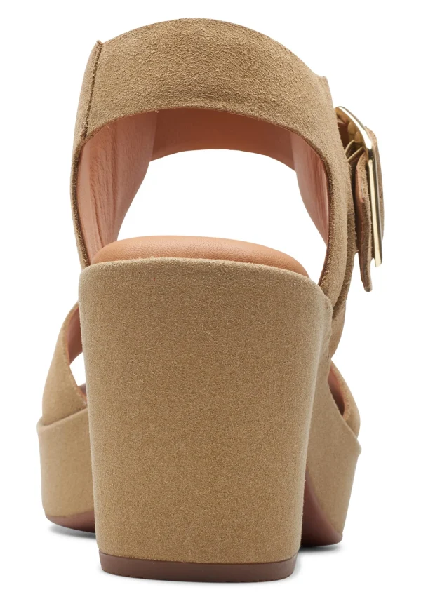 Clarks Kimmeihi Strap-D – Sandales À Plateforme – Beige mode 5