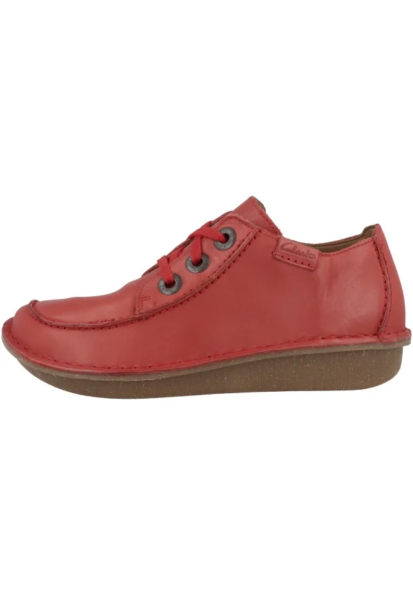 Authentic Original licence Clarks Funny Dream – Chaussures À Lacets – Red 1