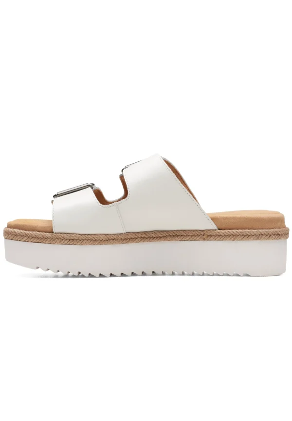 nouvelle saison Clarks Lana Beach – Mules – White 1