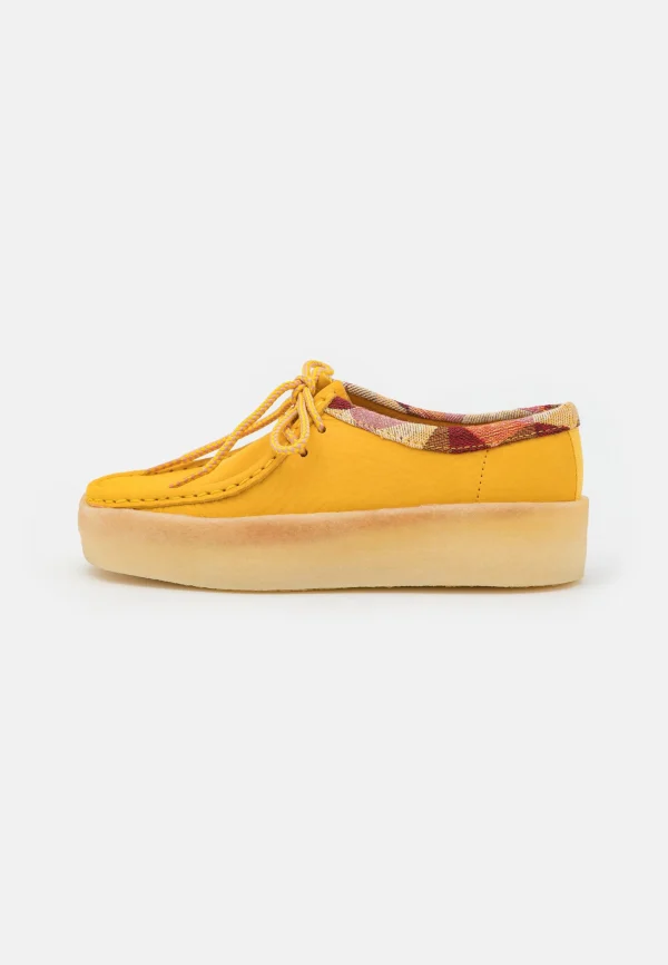 nouveau produit Clarks Originals Wallabee Cup – Mocassins – Yellow 3