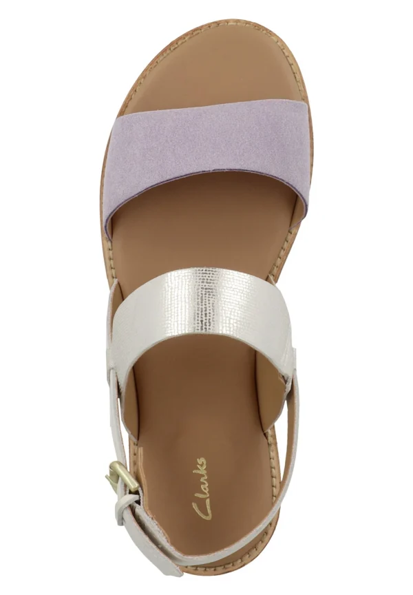 outlet Clarks Karsea Strap – Sandales – Lilac Combi 4