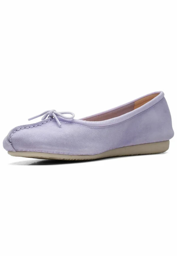 Clarks Ballerines – Lilac Suede magasin en ligne 3