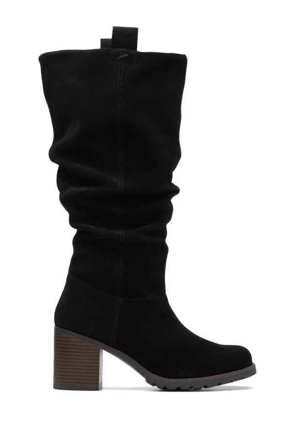 magasins pour Clarks Clarkwell Rise – Bottes – Black Sde 6