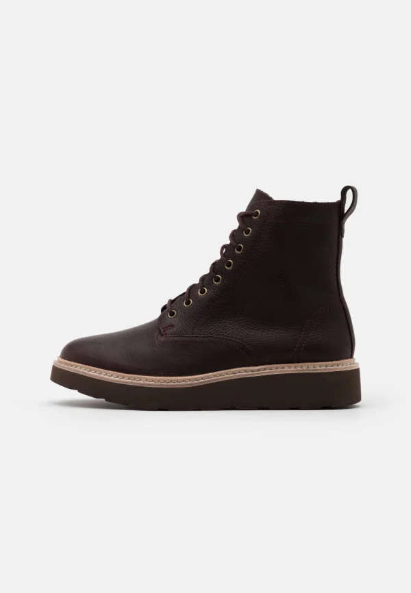 se précipiter pour acheter Clarks Trace Pine – Bottines À Plateau – Burgundy 3