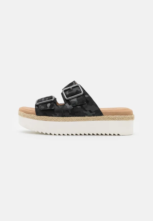 soldes ligne Clarks Lana Beach – Mules À Talons – Black Interest 3