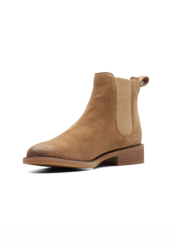 Clarks Cologne Arlo2 – Boots À Talons – Dark Sand Suede Livraison internationale 3