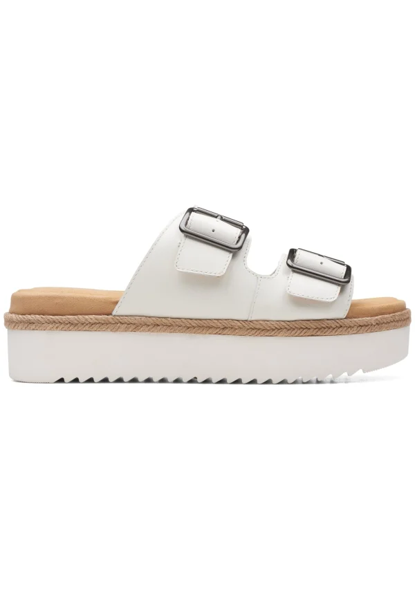 nouvelle saison Clarks Lana Beach – Mules – White 8