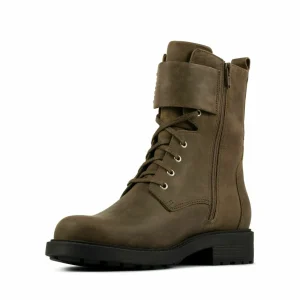 Clarks Bottines À Lacets – Dark Olive Lea beauté 8