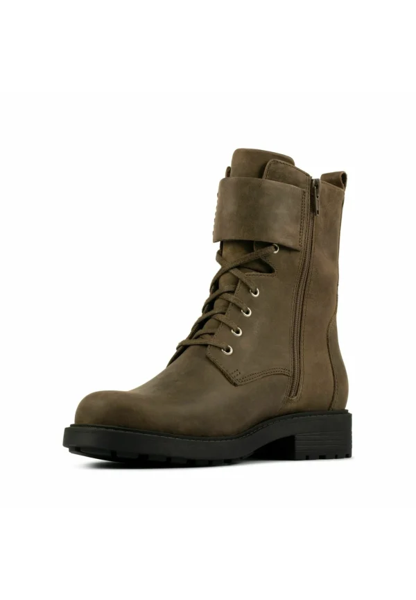 Clarks Bottines À Lacets – Dark Olive Lea beauté 3