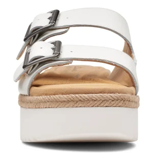 nouvelle saison Clarks Lana Beach – Mules – White 17