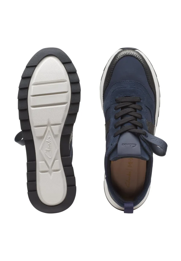 Clarks Baskets Basses – Blue france 4