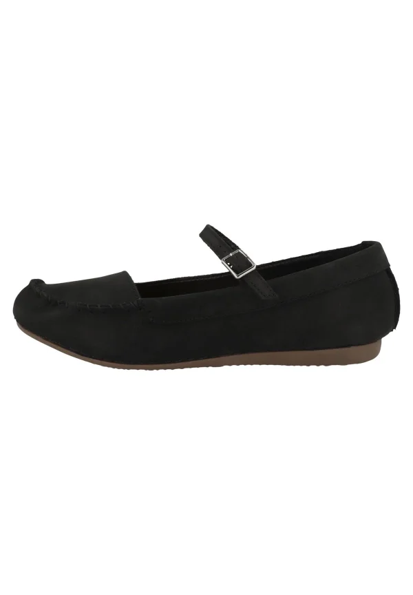 Clarks Freckle Bar Damen – Babies – Black Nubuck belle 1