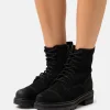 outlet soldes Clarks Orianna Cap – Bottines À Lacets – Black 20