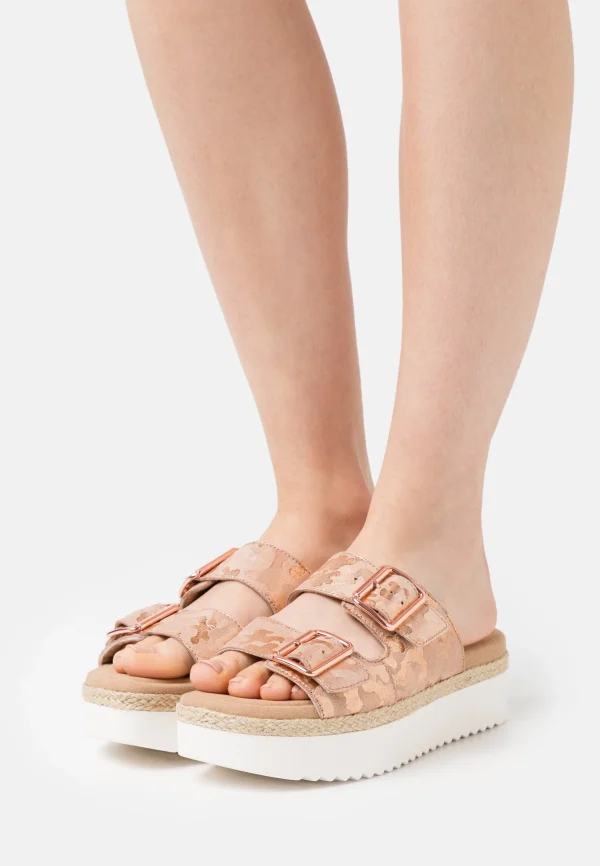 Clarks Lana Beach – Mules – Rose Gold marque moins cher 1