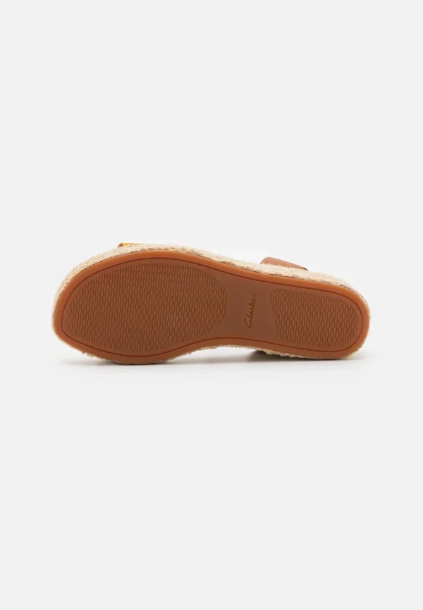 Clarks Kimmei Ivy – Sandales À Plateforme – Dark Tan Combi prix le plus bas 6