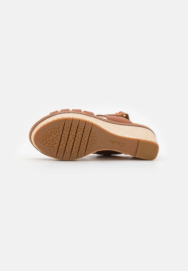 Meilleur Service Clarks Elleri Grace – Sandales À Plateforme – Tan 6