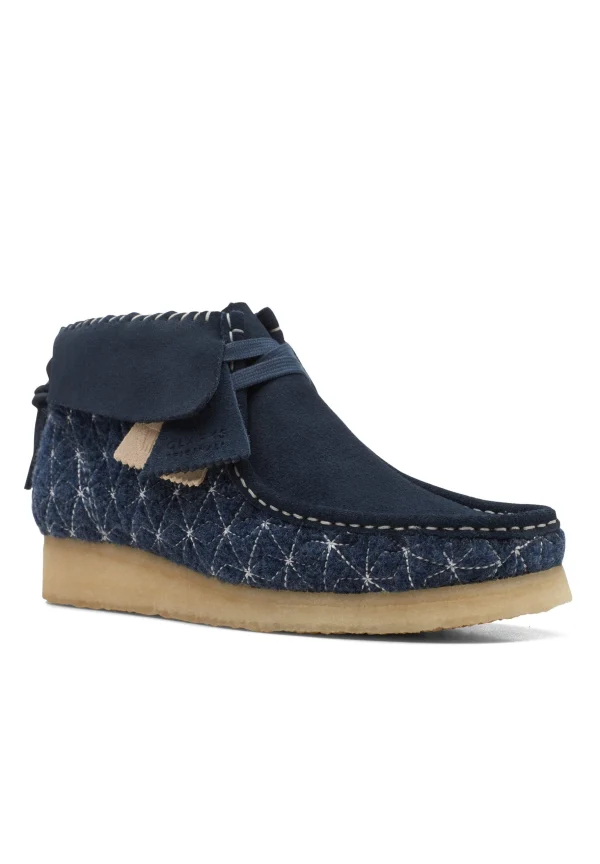 Clarks Wallabee D – Boots À Talons – Dark Blue ultratendance 8