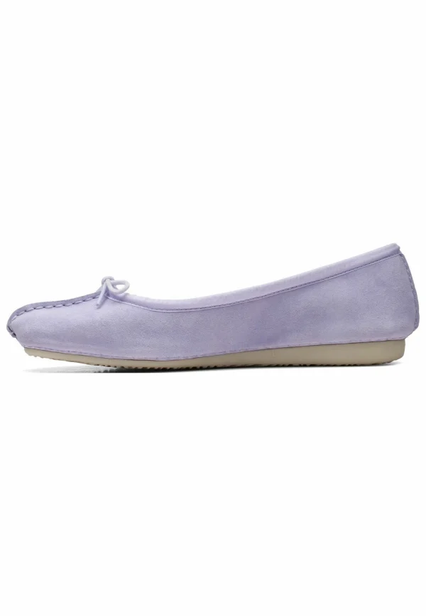 Clarks Ballerines – Lilac Suede magasin en ligne 1