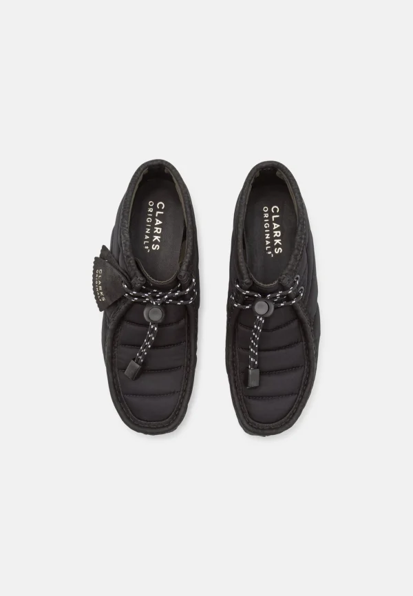 outlet soldes Clarks Originals Wallabee – Boots À Talons – Black Quilted 7