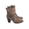 Clarks Heeled Boots Brown SHOES-EU-39 Women excellent qulity 17