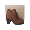 Clarks Heeled Boots Brown SHOES-EU-37.5 Women grande marque pas cher 17