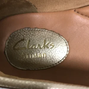 De Qualité Clarks Boat Shoes Gold SHOES-EU-42 Women 16