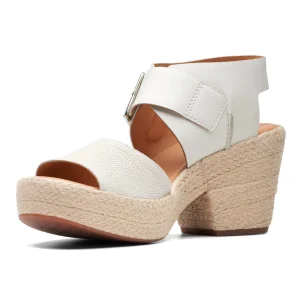 design à la mode Clarks Kimmeihi Strap D – Sandales À Plateforme – Beige 11