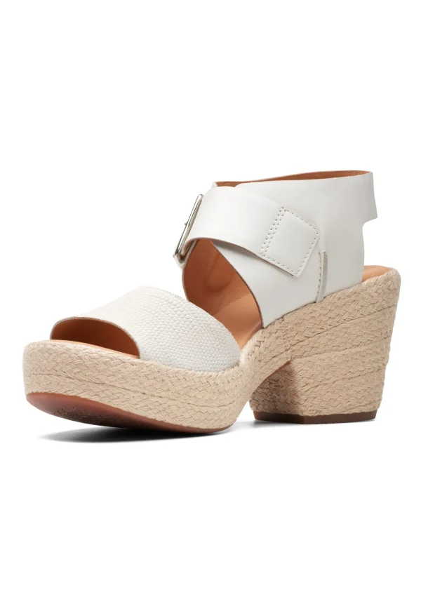 design à la mode Clarks Kimmeihi Strap D – Sandales À Plateforme – Beige 3