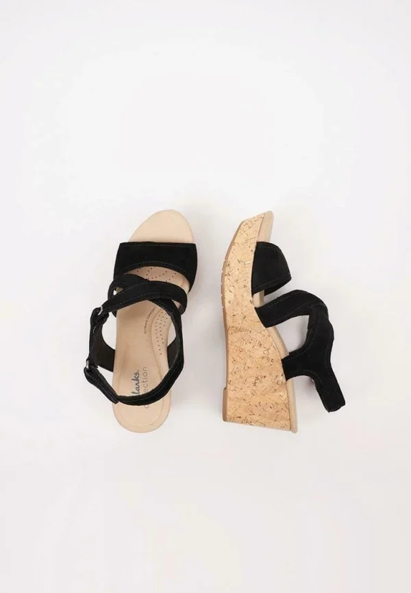 Clarks Rose Way – Sandales À Talons Hauts – Black boutique en ligne 4