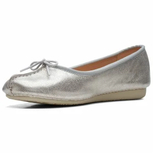 Clarks Ballerines – Silver Metallic Achat 11