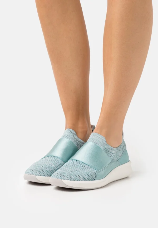 Clarks Rio – Baskets Basses – Turquoise beauté 1