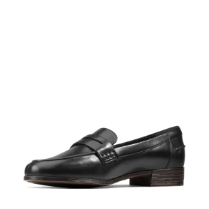 Clarks Mocassins – Black Leather marque pas cher 13