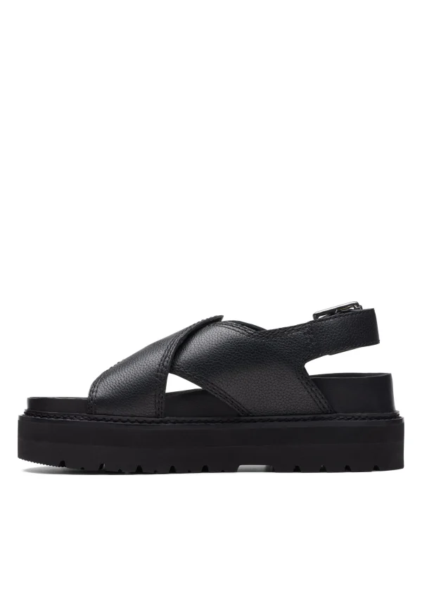 Clarks Orianna Roam – D – Sandales À Plateforme – Black soldes 1