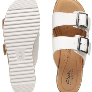 nouvelle saison Clarks Lana Beach – Mules – White 13