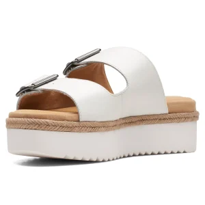 nouvelle saison Clarks Lana Beach – Mules – White 11