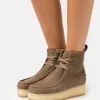 boutique en ligne france Clarks Originals Wallabee – Bottines À Lacets – Light Brown 20