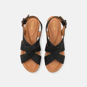 soldes en ligne Clarks Elleri Rae – Sandales À Plateforme – Black 18