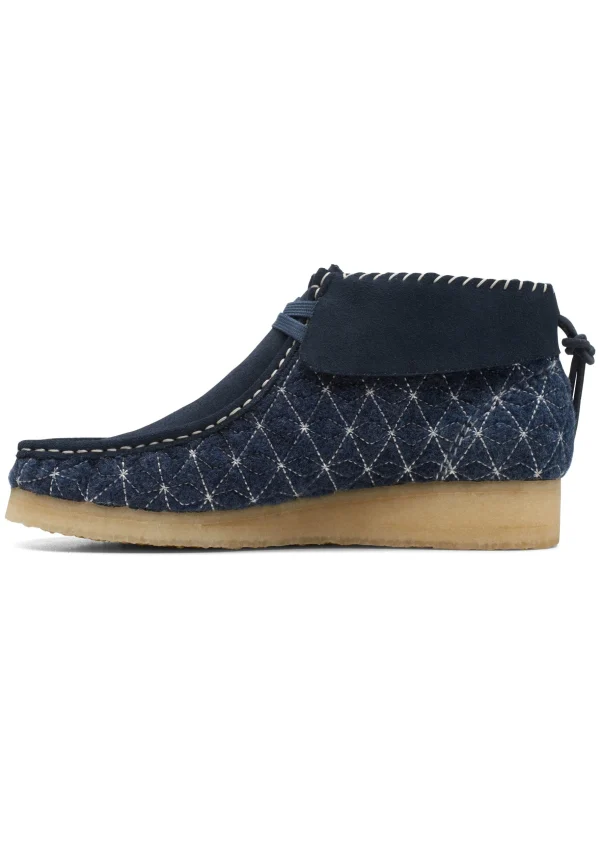 Clarks Wallabee D – Boots À Talons – Dark Blue ultratendance 1